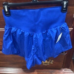 FP Movement by Free People Royal Blue High-Waisted Shorts